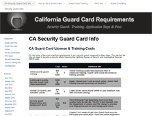 Tablet Screenshot of california-security-guard-card.com